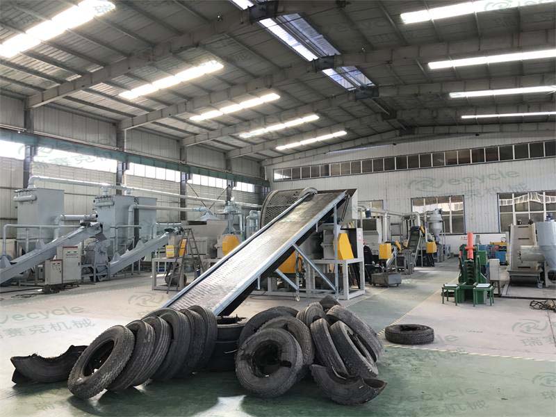 破废轮胎机器的分选设备的橡胶成品应用领域不断丰富