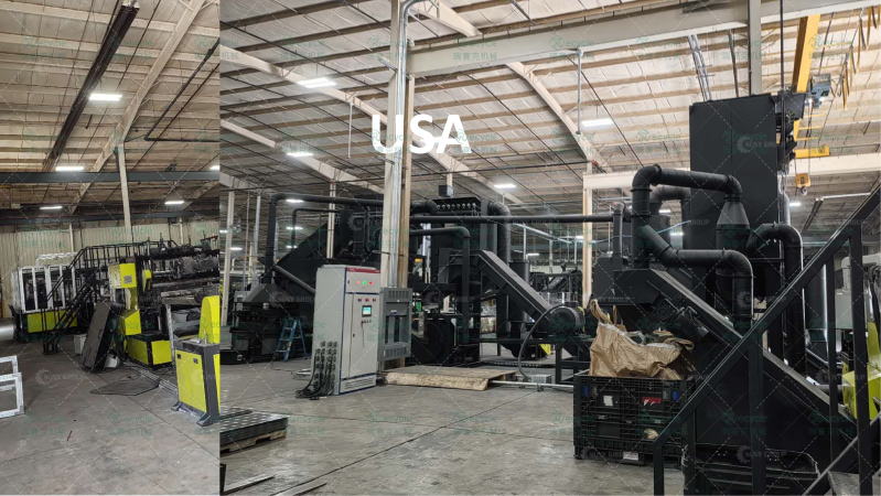 美国太阳能面板分解处理设备物理法案例图